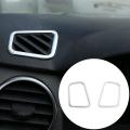Car Dashboard Side Air Conditioner Outlet Frame Trim Cover (black)