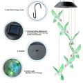 Led Solar Chime Lamp Bird Wind Chime Lamp Pendant Wind Chime