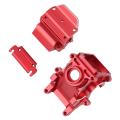 Metal Front Rear Gearbox Case Housing Set for Arrma 1/8 Kraton,red