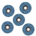 5pcs 125mm Cleaning Strip Grinding Abrasive Disc for Paint Rust