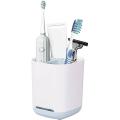 Bathroom Toothbrush Holder with Drain and Anti-slip Base Small