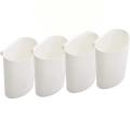 4 Pieces Of Hanging Basket Portable Storage Basket Tool White