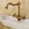Bathroom Tub Faucet,2 Handles Widespread Brass Basin Mixer Tap