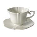 European Retro Ceramic Mug Coffee Cup Coffee Cup and Saucer Set A