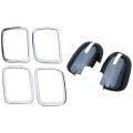 For Mitsubishi Outlander 2014-2019 Chrome Door Handle Catch Cover