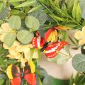 Artificial Eucalyptus Bamboo Leaf Butterfly Spring Wreath