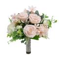 Wedding Bouquet for Brides Bridesmaid Hold Flower, Light Champagne
