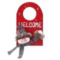 New Year Creative Christmas Decorations Sign Wooden Decor Snowman