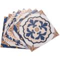 10pcs Moroccan Style Tile Stickers Waterproof Decor,6x6 Inch