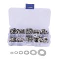 1980 Pcs M3 M4 M5 M6 M8 M10 Washer Spacers Stainless Steel Kit