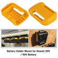 10 Pack Battery Holder for Dewalt 20v / 60v Battery Mounts/hanger