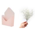12 Pcs Envelope Fold Flower Box Party Wedding Gift Boxes-pink