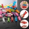 50pcs Plastic Push Pin Clips for Tacks Bulletin Board Mixed Colors