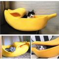 Banana Cat Bed, Pet Bed, Pet Bed for Cats, Rabbits&small Dogs Yellow