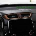 Car Air Dashboard Stickers Peach Wood Grain Moulding for Honda