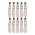 10pcs Adapters-1 6.35mm Xrl Female to Female Audio Adapter Silver