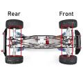 Rc Car Cnc Metal Front / Rear Axle for 1:10 Rc Rock Crawler Car Axial