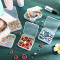 10 Pcs Plastic Clear Storage Box for Collecting Small Items, Beads
