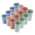16 Pack Wheat Straw Drinking Cups,for Kids Adult