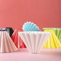 Ceramic Coffee Filter Reusable Filters Coffee Maker V60 Funnel-pink