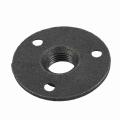 1/2 Inch Black Cast Iron Pipe Fittings Floor Flange Bsp Threaded