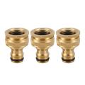 3pcs 1/2 3/4 Inch Thread Quick Connector Tap Connector Watering Hose