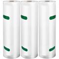 Vacuum Sealer Bags Rolls 3 Pack for Food Saver, for Sous Vide Cooking