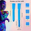 12 Pack Glow In The Dark Face Body Paint Glow Sticks Markers Makeup