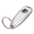 Silver Tone Lcd Anti-static Static Discharger with Metal Keyring
