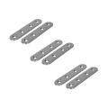 2x Flat Stainless Steel Repair Mending Fixing Plate Brackets Support