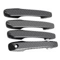 Modified Abs Pattern Rear Outer Door Bowl Handle Carbon Fiber Pattern
