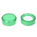 Green Plastic 7cm Dia Sponge Finger Wet Money Cashier 2 Pcs