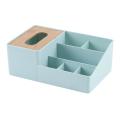 Tissue Box Dispenser Paper Storage Holder Napkin Case Organizer Green