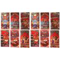 6 Pack Chinese Red Envelopes for Lunar New Year 2022 Spring Festival
