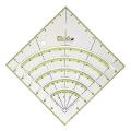 Arcs Fan Quilt Cutter Ruler Quilting Ruler Acrylic Quilters Ruler