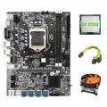 B75 Usb Eth Mining Motherboard 8xpcie to Usb+i3 2120 Cpu+fan Lga1155