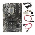 B250b Btc Mining Motherboard with Graphics Power Cable 12 Pci-e Slot