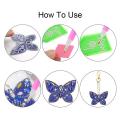 10-pack Diamond Painting Keychain for Kids and Adult Beginners