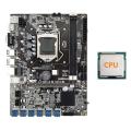 B75 Eth Mining Motherboard with Cpu Support 2xddr3 B75 Motherboard