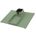 Couch Cup Holder Tray, Strong and Weighted Table Sofa Arm Tray B