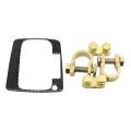 1 Pair Car Battery Terminal Clamp Connection Negative Brass Cable