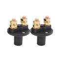 2 Pack 12v/24v Automotive Battery Isolator Disconnector Cut Off Power