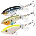 Fishing Lures, Plopping Minnow with Floating Rotating Tail