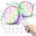 Submersible Led Lights with Rf Remote Control for Pool-15 Leds 2 Pack