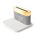 10w Qi Charging Alarm Clock Led Light Adjustable Touch Three Colors