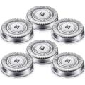 6 Packs Sh30 Shaver Heads for Philips Electric Shaver 1000, 2000