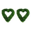 Garden Boxwood Heart Topiary Door Hanging Love Heart Home Decor
