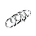 4mm 21 Gauge Open Jump Rings - Silver Plated - 100 Pcs