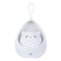 Led Night Light Sensor Control Cute Animal Human Induction Lamp White