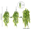 2pcs Artificial Hanging Plants, 32in Fake Hanging Plant A